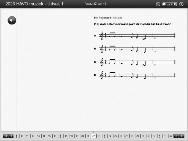 Opgaven examen HAVO muziek 2023, tijdvak 1. Pagina 27
