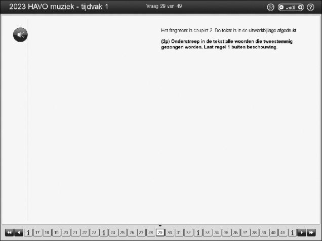 Opgaven examen HAVO muziek 2023, tijdvak 1. Pagina 35