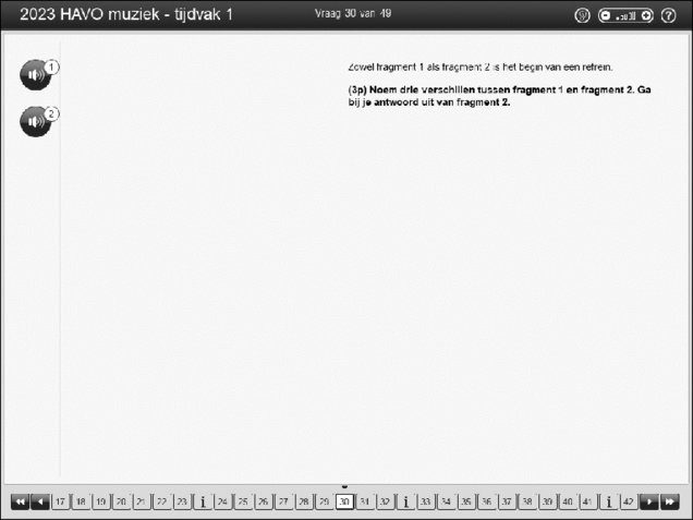 Opgaven examen HAVO muziek 2023, tijdvak 1. Pagina 36