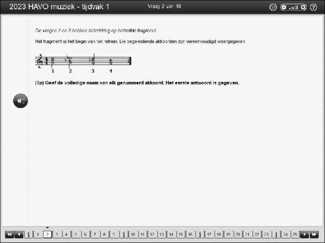 Opgaven examen HAVO muziek 2023, tijdvak 1. Pagina 5