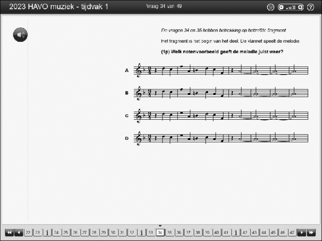 Opgaven examen HAVO muziek 2023, tijdvak 1. Pagina 41