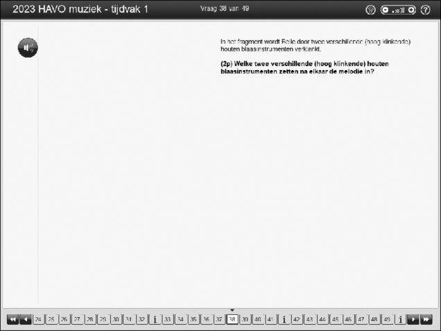 Opgaven examen HAVO muziek 2023, tijdvak 1. Pagina 45