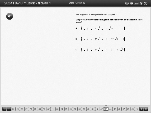 Opgaven examen HAVO muziek 2023, tijdvak 1. Pagina 51