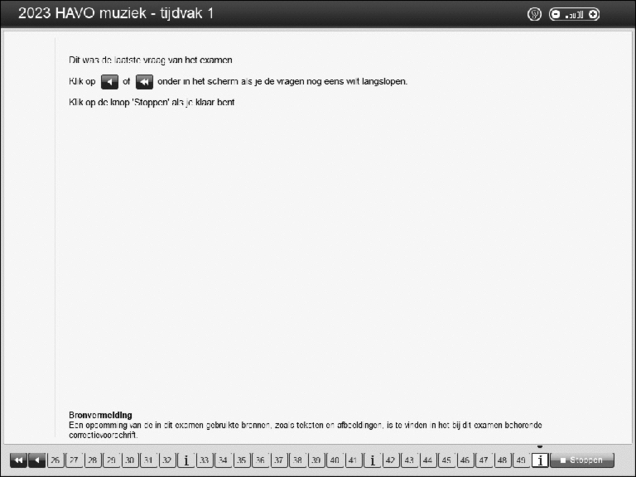 Opgaven examen HAVO muziek 2023, tijdvak 1. Pagina 58