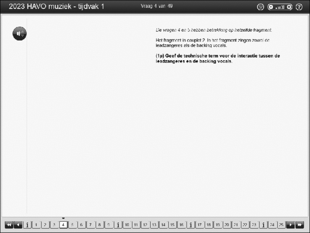 Opgaven examen HAVO muziek 2023, tijdvak 1. Pagina 7