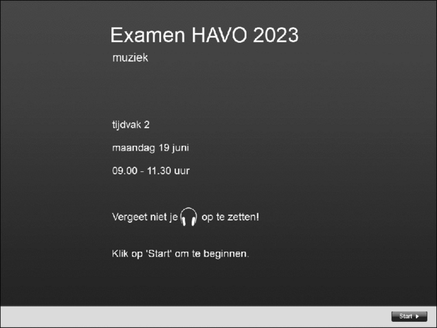 Opgaven examen HAVO muziek 2023, tijdvak 2. Pagina 1