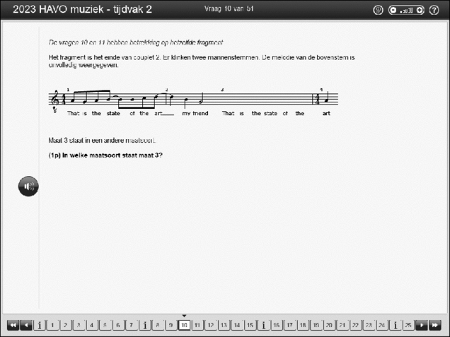 Opgaven examen HAVO muziek 2023, tijdvak 2. Pagina 14
