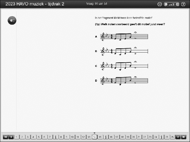 Opgaven examen HAVO muziek 2023, tijdvak 2. Pagina 18