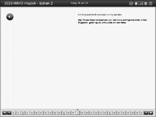 Opgaven examen HAVO muziek 2023, tijdvak 2. Pagina 23