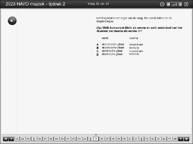 Opgaven examen HAVO muziek 2023, tijdvak 2. Pagina 31