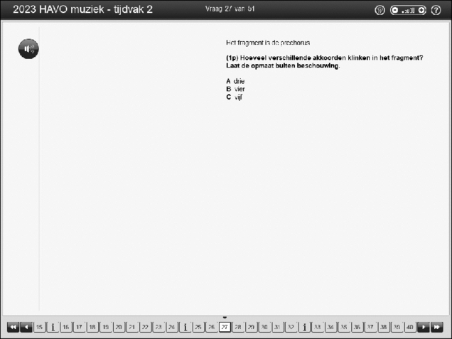 Opgaven examen HAVO muziek 2023, tijdvak 2. Pagina 33