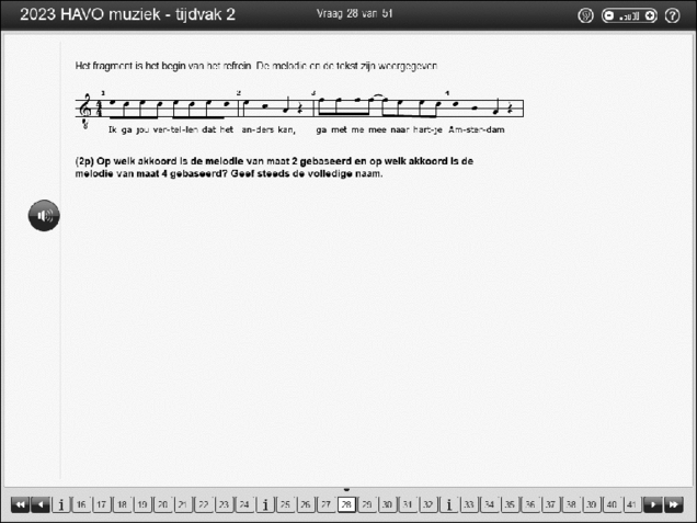 Opgaven examen HAVO muziek 2023, tijdvak 2. Pagina 34