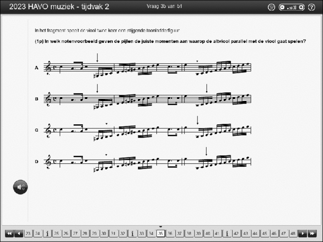 Opgaven examen HAVO muziek 2023, tijdvak 2. Pagina 42