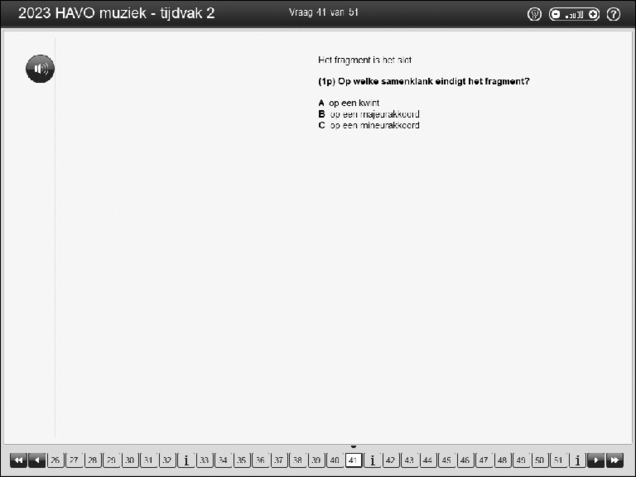 Opgaven examen HAVO muziek 2023, tijdvak 2. Pagina 48