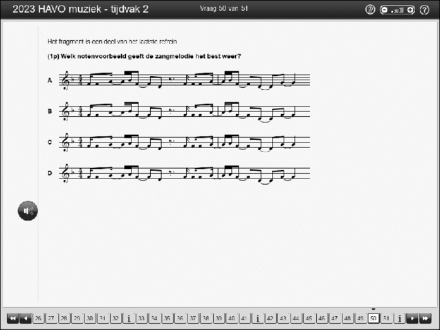 Opgaven examen HAVO muziek 2023, tijdvak 2. Pagina 58