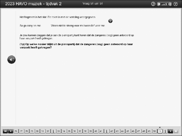 Opgaven examen HAVO muziek 2023, tijdvak 2. Pagina 59