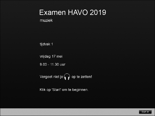 Opgaven examen HAVO muziek 2019, tijdvak 1. Pagina 1