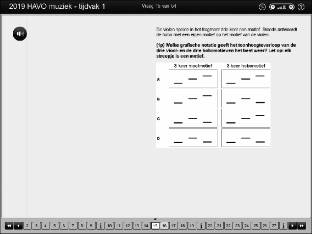 Opgaven examen HAVO muziek 2019, tijdvak 1. Pagina 20