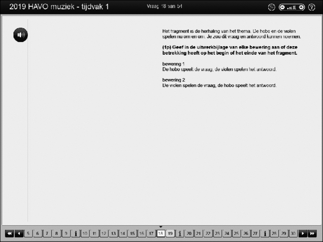 Opgaven examen HAVO muziek 2019, tijdvak 1. Pagina 23