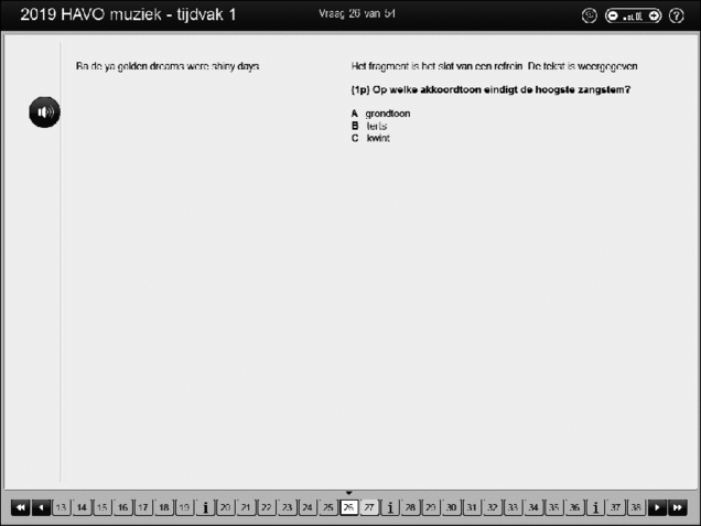 Opgaven examen HAVO muziek 2019, tijdvak 1. Pagina 32