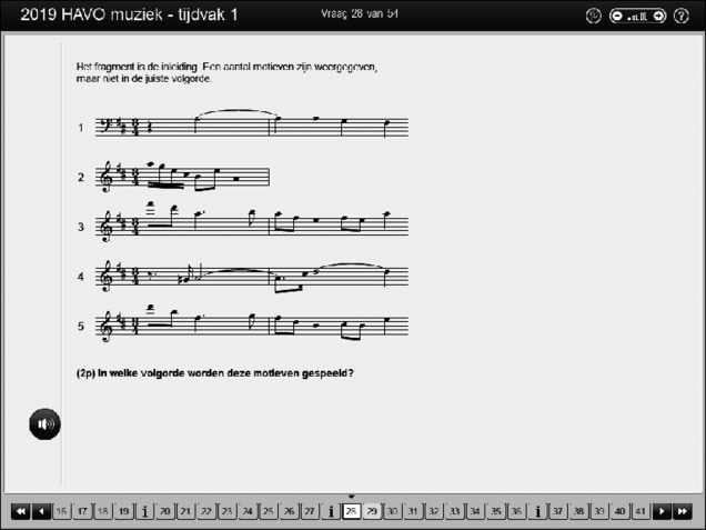 Opgaven examen HAVO muziek 2019, tijdvak 1. Pagina 35