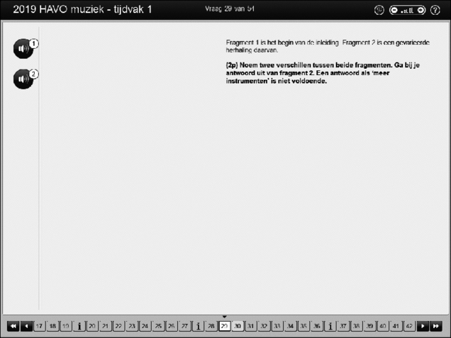 Opgaven examen HAVO muziek 2019, tijdvak 1. Pagina 36