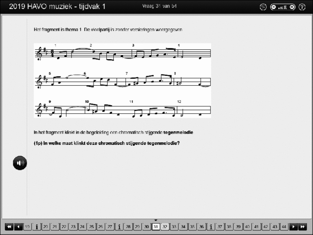 Opgaven examen HAVO muziek 2019, tijdvak 1. Pagina 38