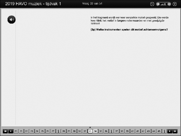 Opgaven examen HAVO muziek 2019, tijdvak 1. Pagina 40