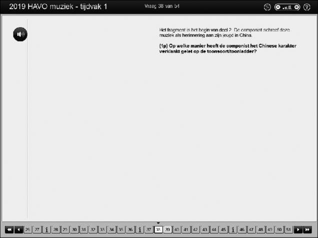 Opgaven examen HAVO muziek 2019, tijdvak 1. Pagina 46
