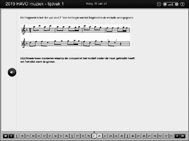 Opgaven examen HAVO muziek 2019, tijdvak 1. Pagina 48