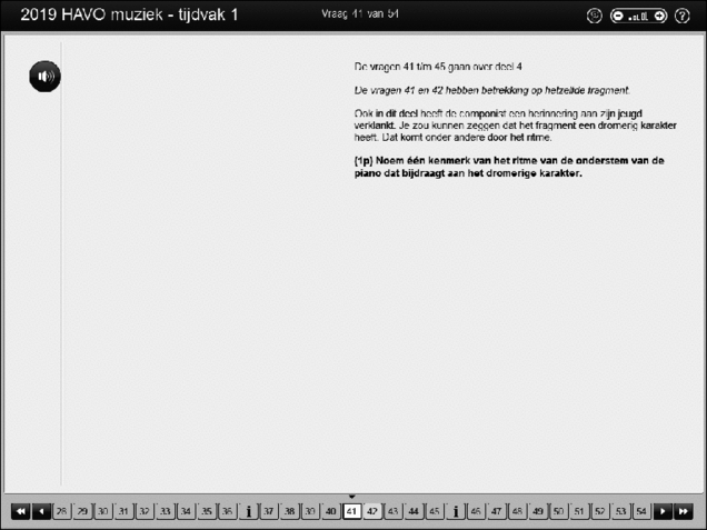 Opgaven examen HAVO muziek 2019, tijdvak 1. Pagina 49