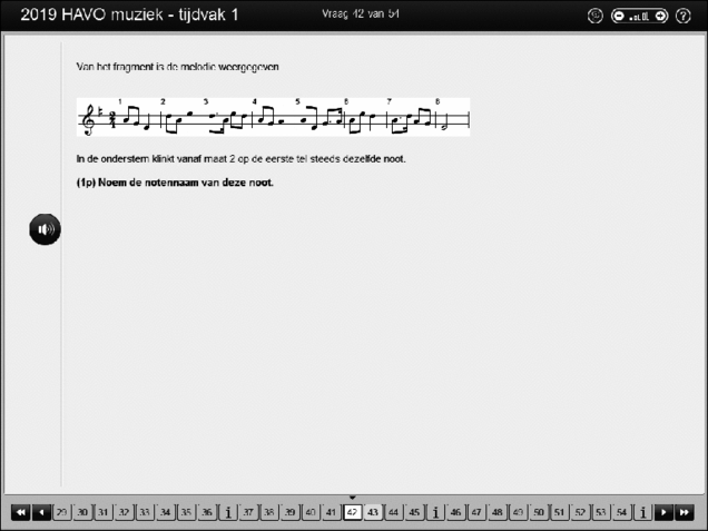 Opgaven examen HAVO muziek 2019, tijdvak 1. Pagina 50