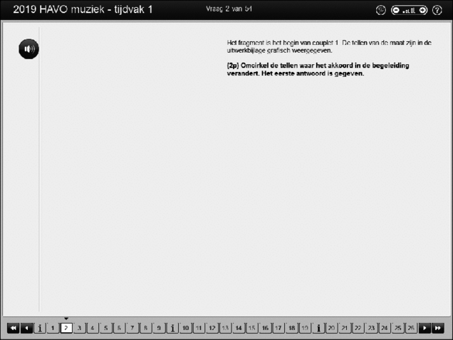 Opgaven examen HAVO muziek 2019, tijdvak 1. Pagina 6