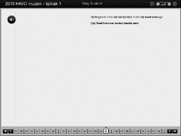 Opgaven examen HAVO muziek 2019, tijdvak 1. Pagina 53
