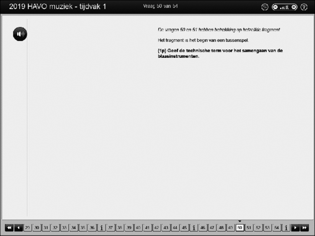 Opgaven examen HAVO muziek 2019, tijdvak 1. Pagina 59