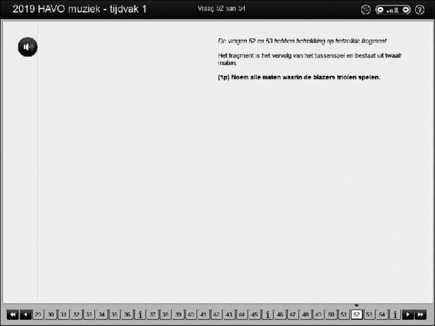 Opgaven examen HAVO muziek 2019, tijdvak 1. Pagina 61