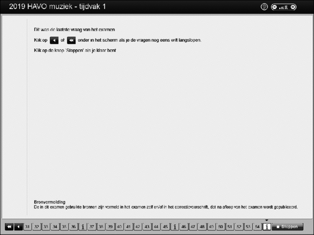 Opgaven examen HAVO muziek 2019, tijdvak 1. Pagina 64