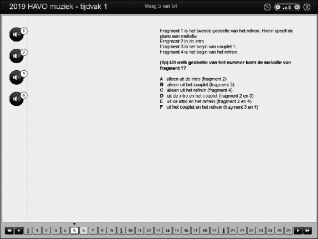 Opgaven examen HAVO muziek 2019, tijdvak 1. Pagina 9