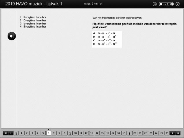 Opgaven examen HAVO muziek 2019, tijdvak 1. Pagina 10