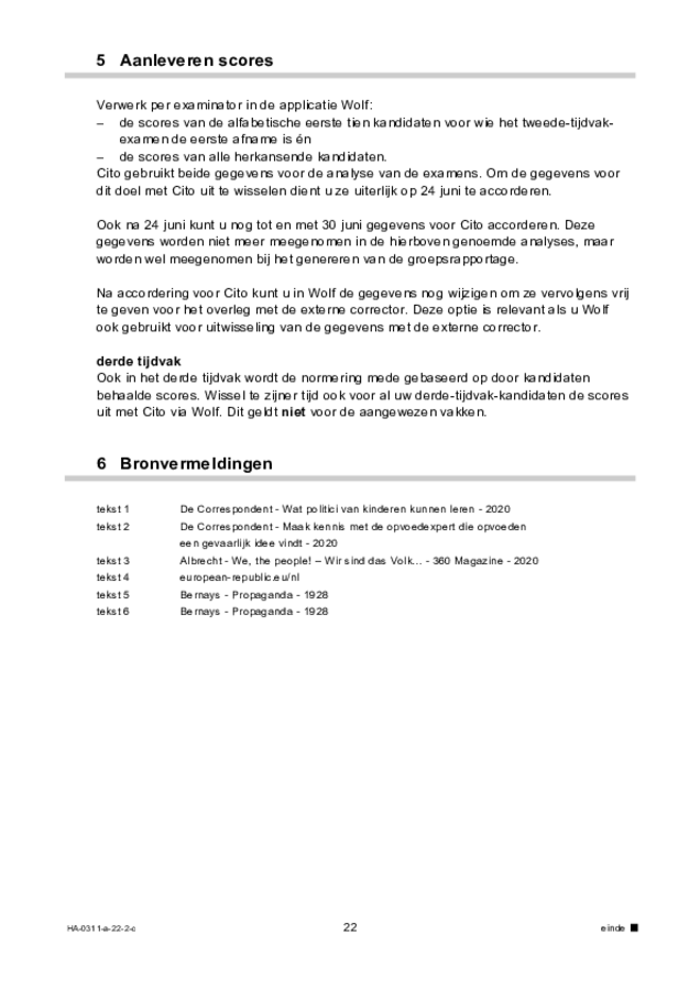 Correctievoorschrift examen HAVO filosofie 2022, tijdvak 2. Pagina 22