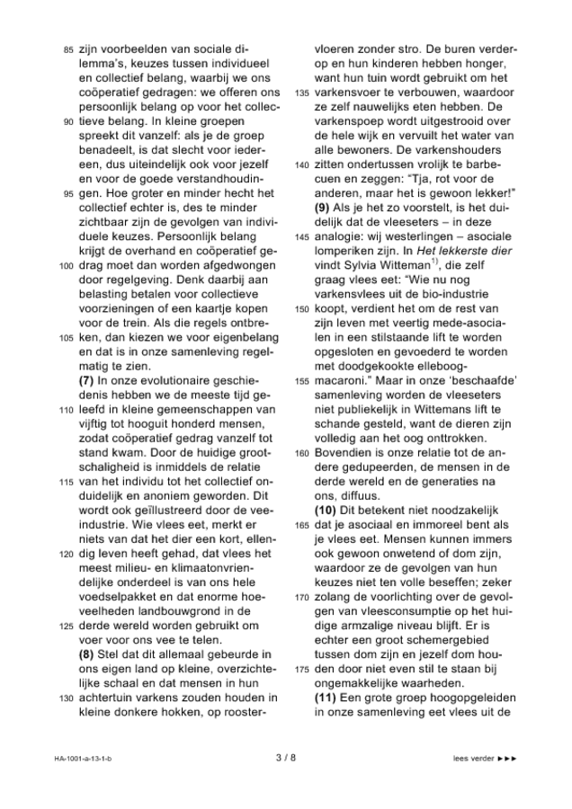 Bijlage examen HAVO Nederlands 2013, tijdvak 1. Pagina 3