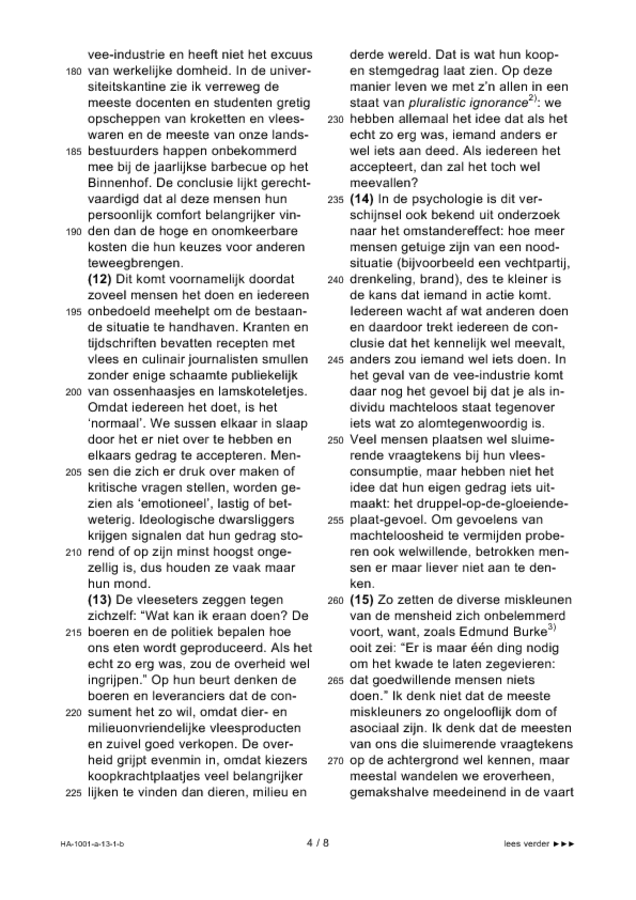 Bijlage examen HAVO Nederlands 2013, tijdvak 1. Pagina 4