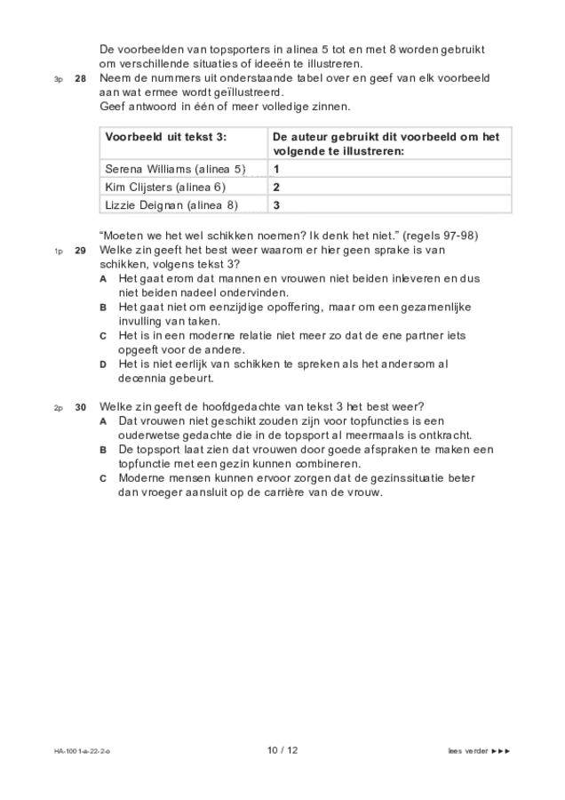 Opgaven examen HAVO Nederlands 2022, tijdvak 2. Pagina 10