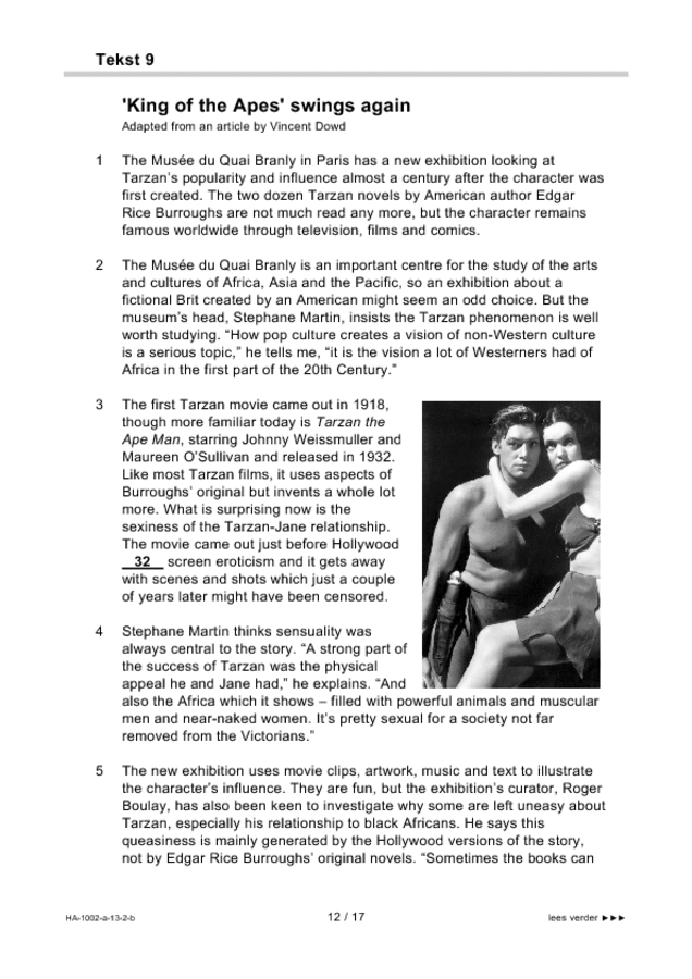 Bijlage examen HAVO Engels 2013, tijdvak 2. Pagina 12