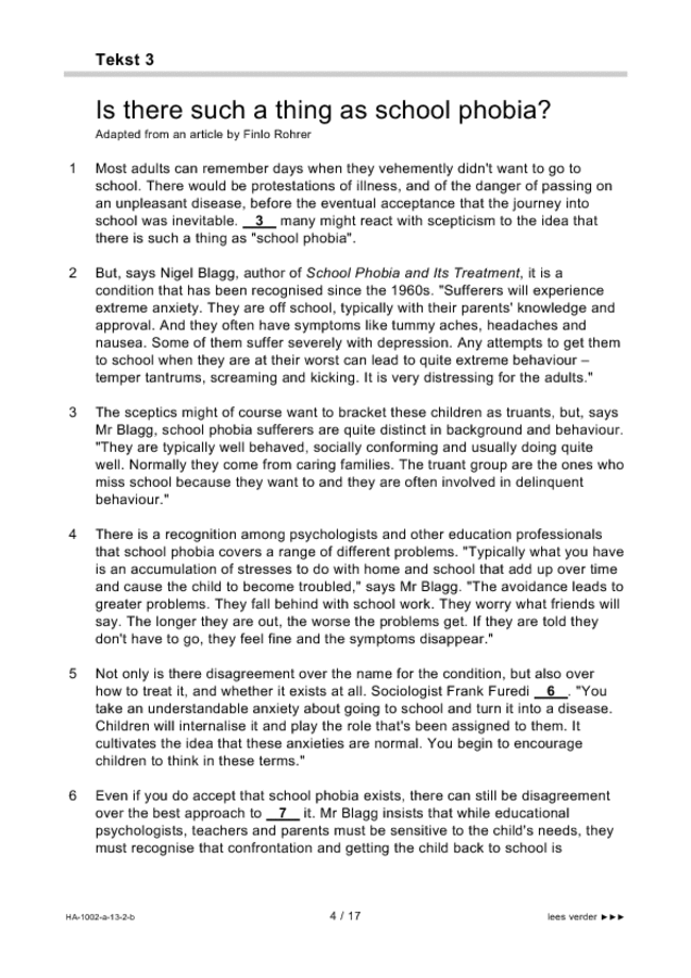 Bijlage examen HAVO Engels 2013, tijdvak 2. Pagina 4