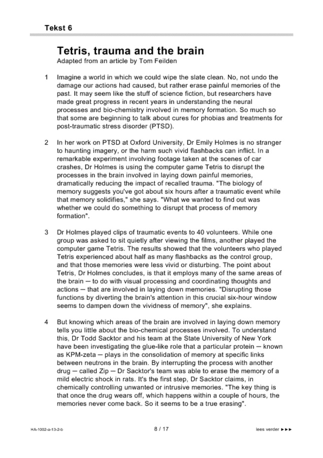 Bijlage examen HAVO Engels 2013, tijdvak 2. Pagina 8