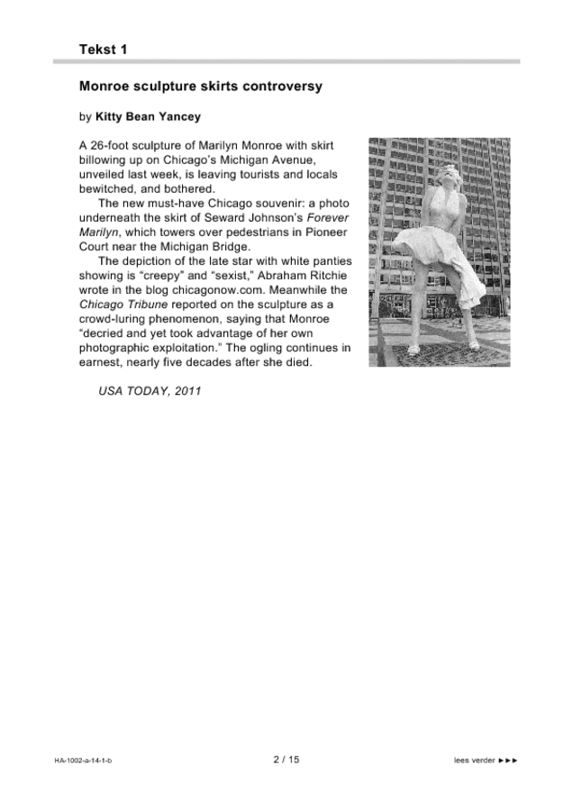 Bijlage examen HAVO Engels 2014, tijdvak 1. Pagina 2