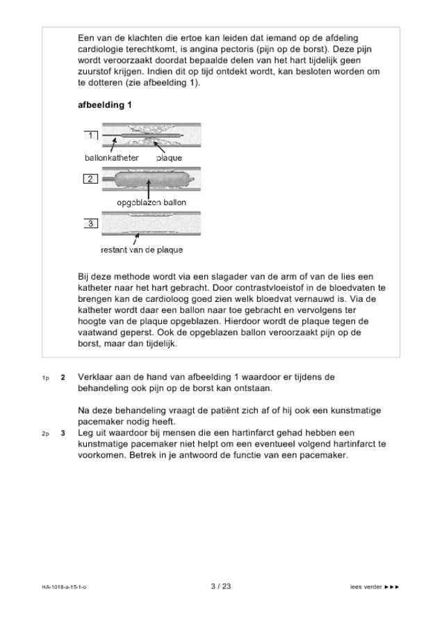 Opgaven examen HAVO biologie 2015, tijdvak 1. Pagina 3