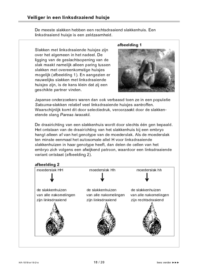 Opgaven examen HAVO biologie 2016, tijdvak 2. Pagina 18