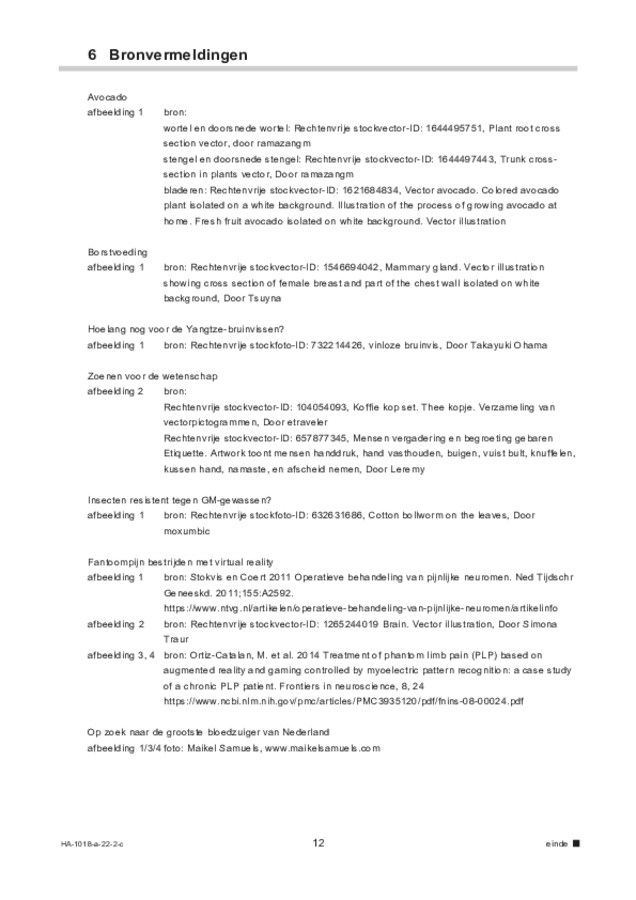 Correctievoorschrift examen HAVO biologie 2022, tijdvak 2. Pagina 12